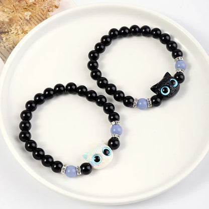 Cute Big Eye Cat Luminous Bracelets