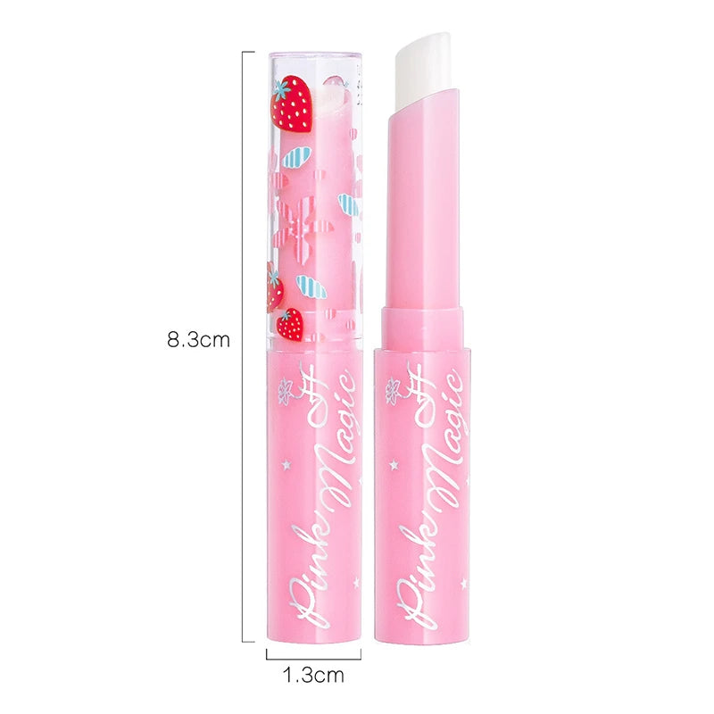 Strawberry Lip Balm - Temperature Color Changing