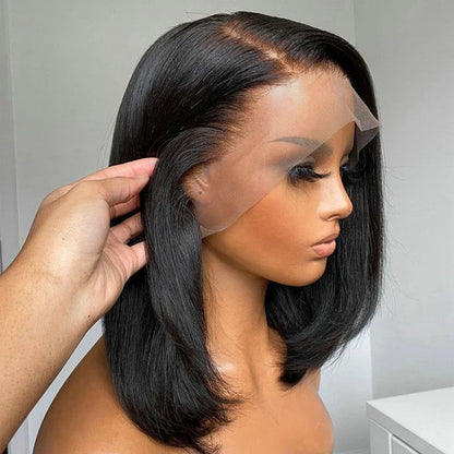 Bone Straight Bob Lace Front Wig