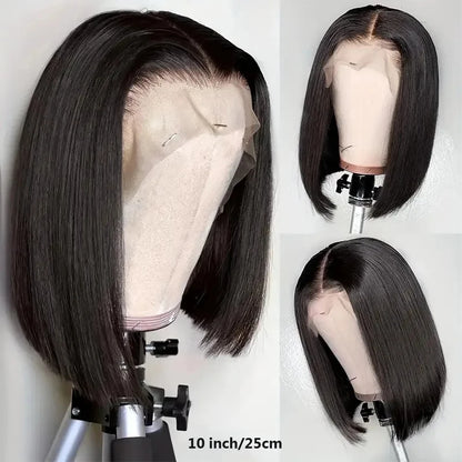 Bone Straight Bob Lace Front Wig