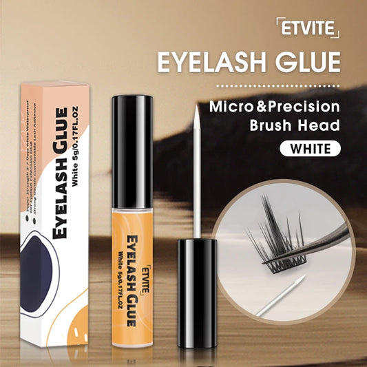 White Lash Glue for Individual Cluster Lashes